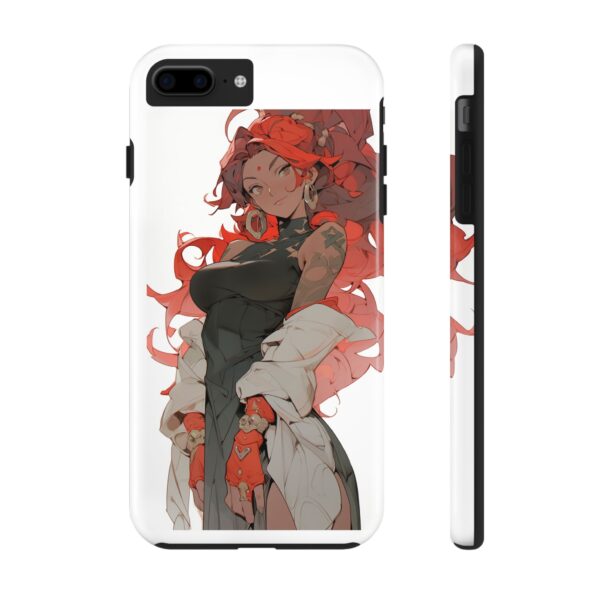 Tough Phone Cases IPhone Samsung Galaxy Red Head Anime Woman