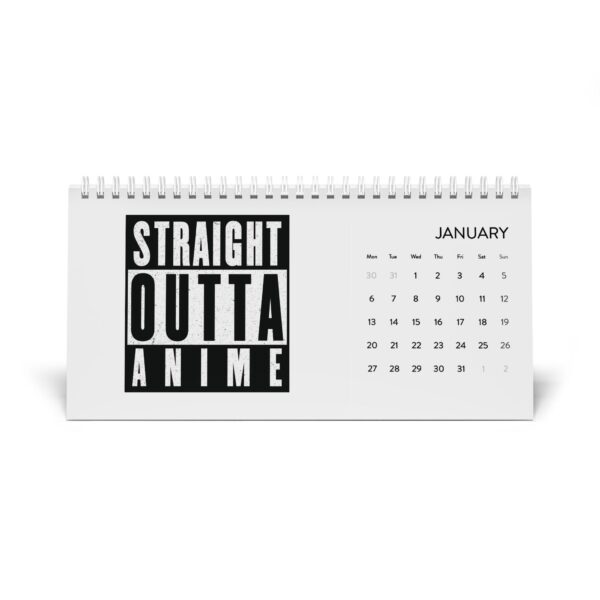 Desk Calendar (2025) Straight Outta Anime Design