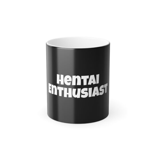 Color Morphing Mug Hentai Enthusiast Text