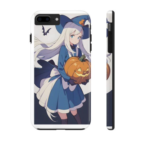 Halloween White Haired Anime Witch Tough Phone Cases IPhone Samsung Galaxy